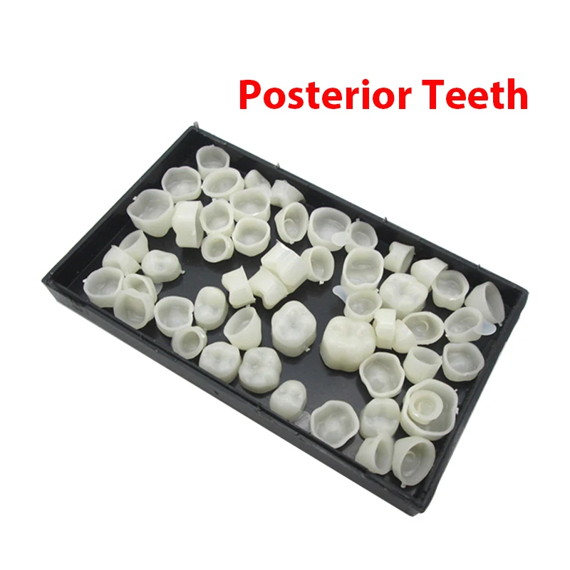 1/5 Boxen Dental Temporäre Harz Zahn Krone mit Box Vorder- und Vorderzähne Temporäre Krone Zahnmedizin Labor Materialien – Detail 1
