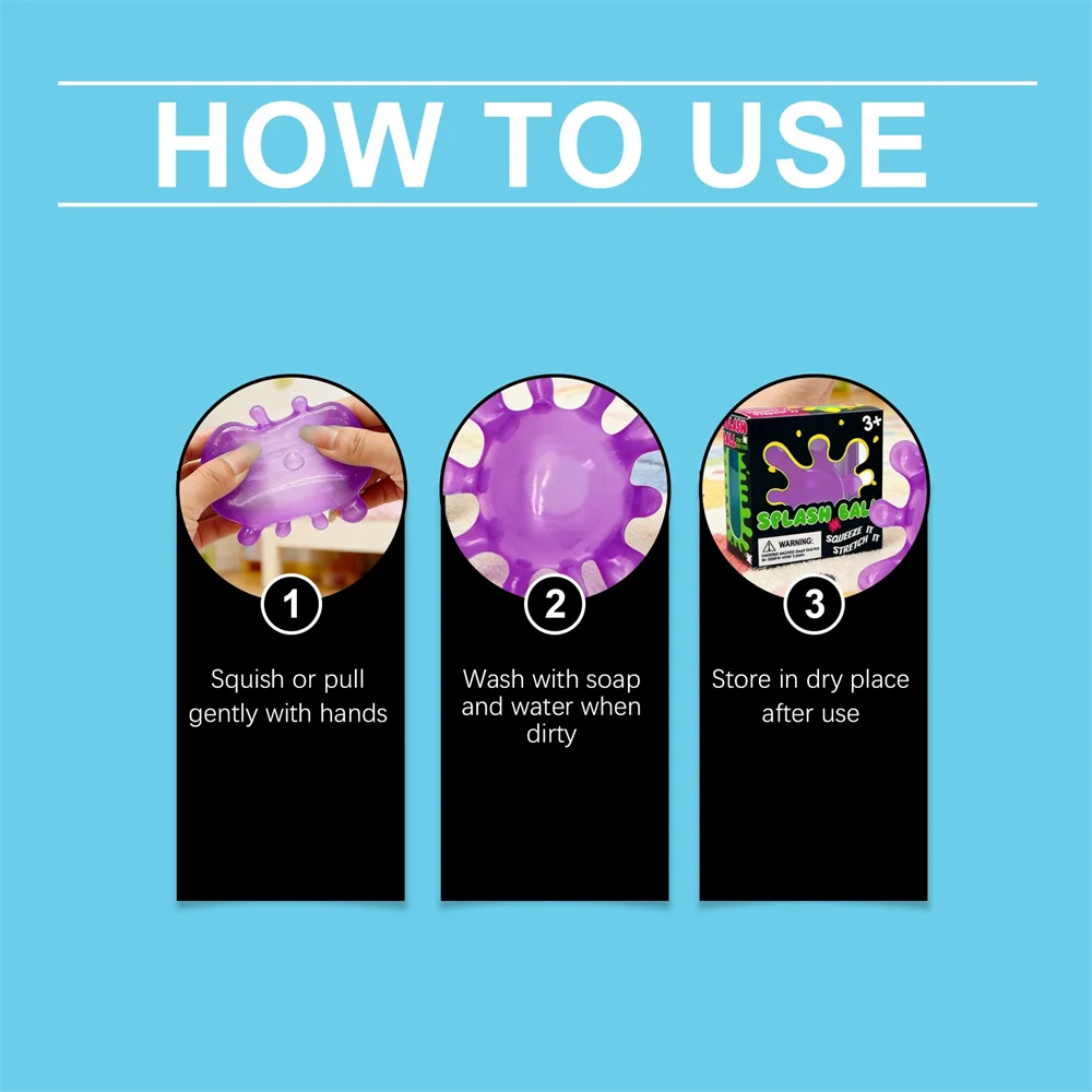 Schylling needoh splash ball sensorisch fidget stressspeeltje_voghion.com