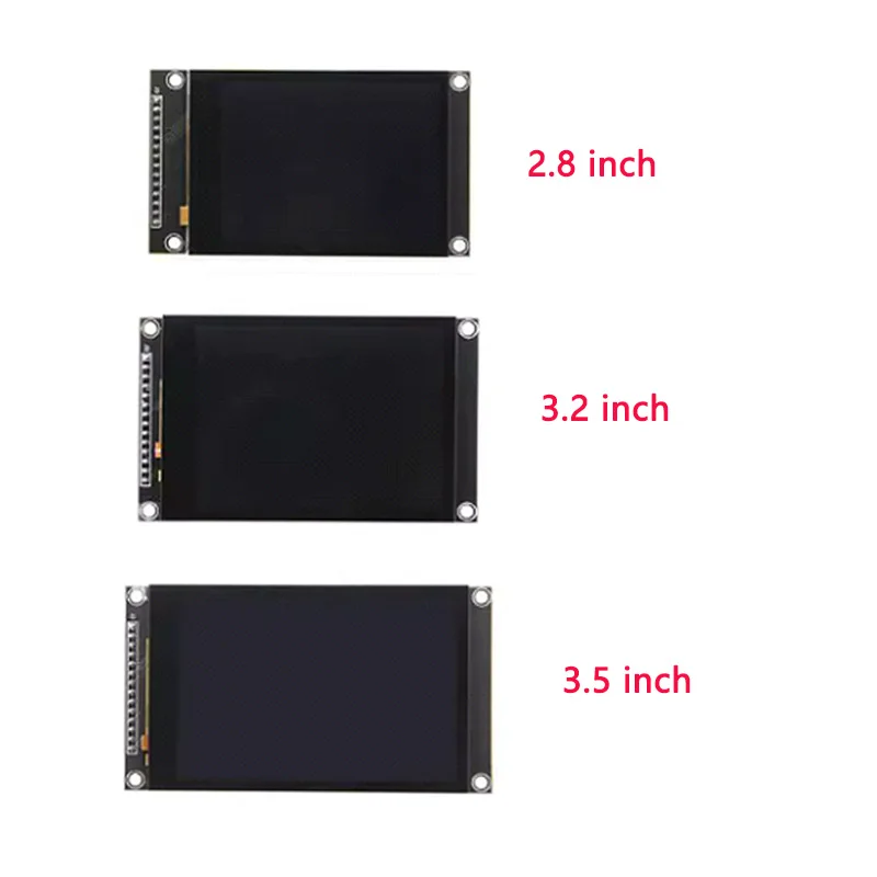 2.8/3.2/3.5 Inch SPI Serial Port TFT LCD Screen Capacitive Touch Screen Display Module IPS Version Black