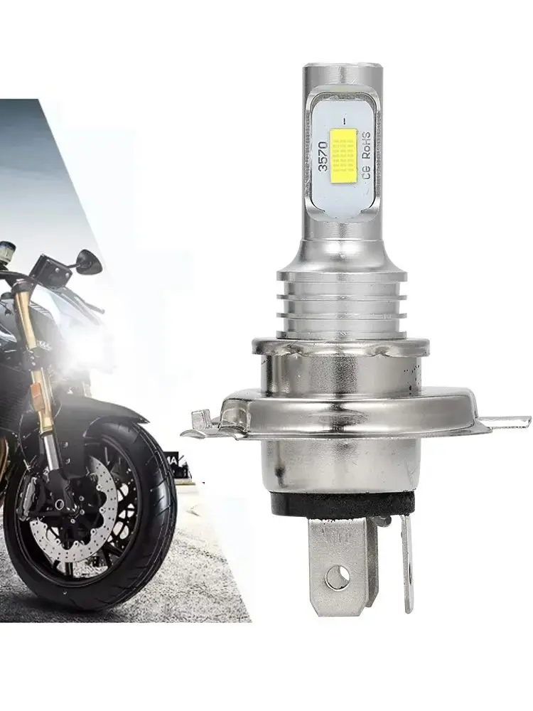 AliExpress QuYooLy 1Pcs H4 H7 H11 LED Motorcycle Headlight Bulb 80W Led Moto Motor Bike Light High Low Beam 6000K Tube Scooter Lamp White Yellow