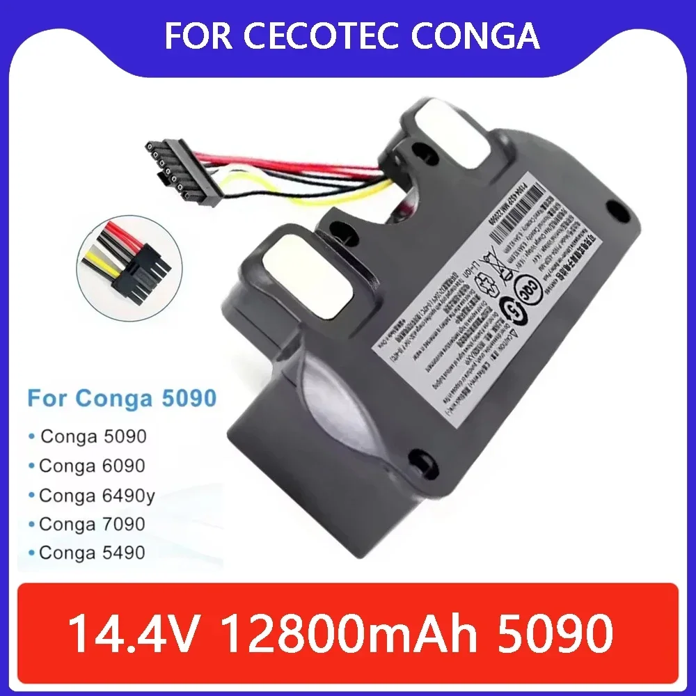 

Для CECOTEC CONGA 12800 мАч сменный аккумулятор 5090 5490 6090 7090 робот-пылесос 18650 аккумулятор аксессуары
