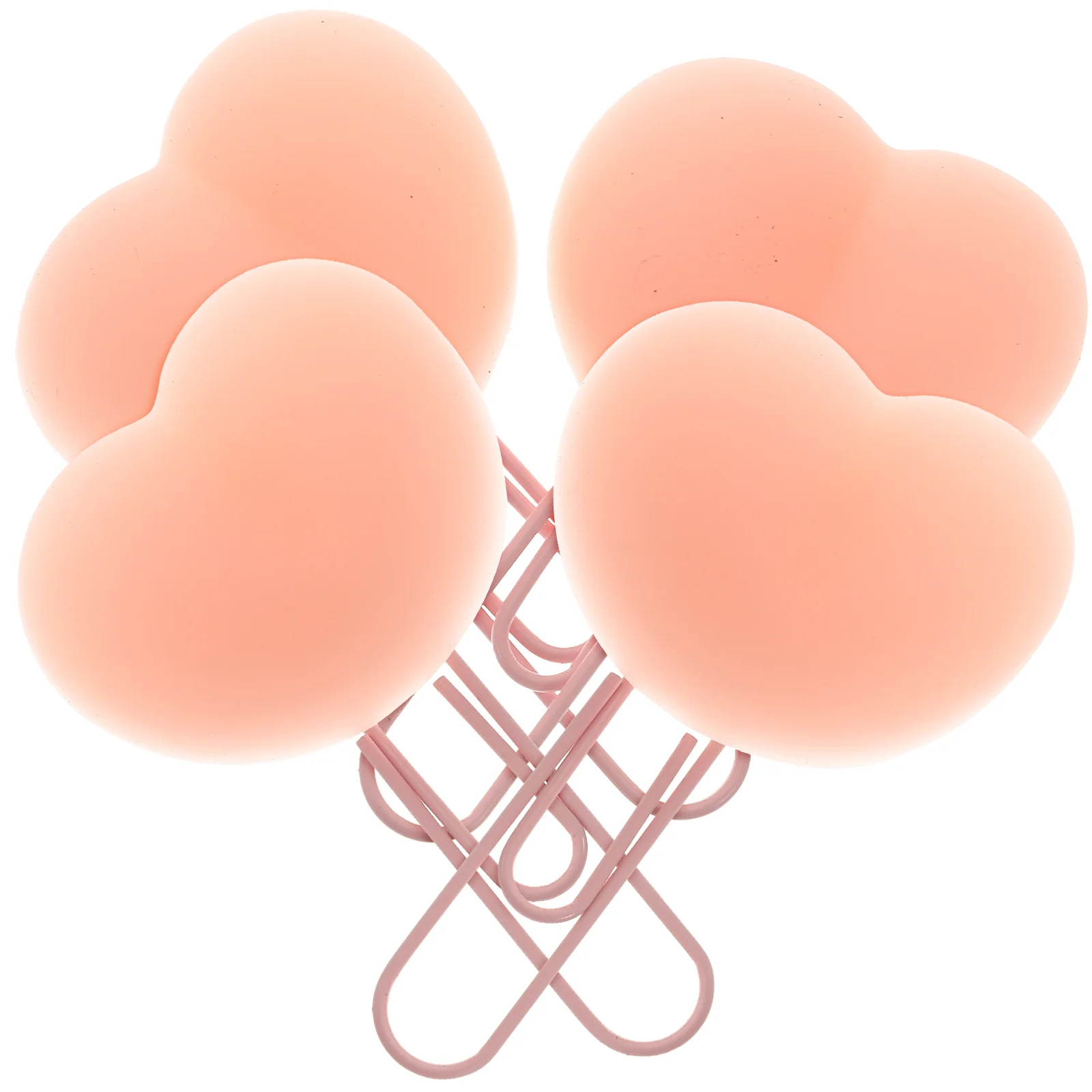 4 قطع من مشابك الورق الإبداعية لمستلزمات المكتب، ملف كرتوني ملون كبير ولطيف