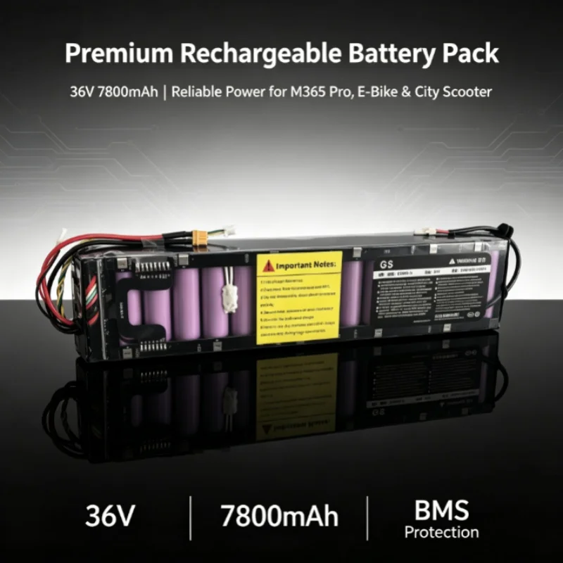 Batteria ricaricabile agli ioni di litio da 36 V e 7800 mAh, batteria di ricambio per monopattino elettrico Xiaomi M365 Pro e bicicletta elettrica.