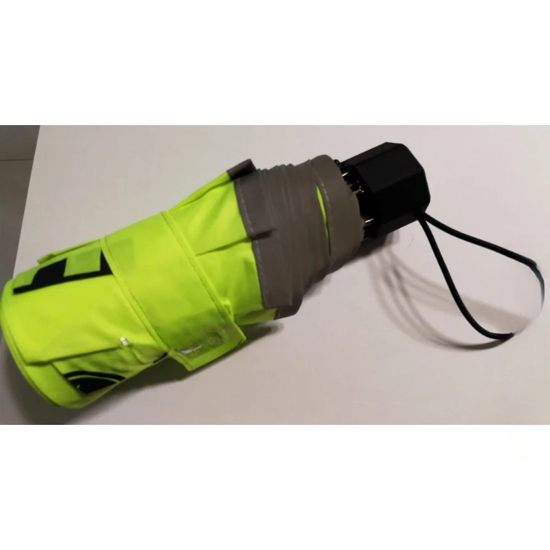 Pilot flight crew reflective 50% safety super small umbrella