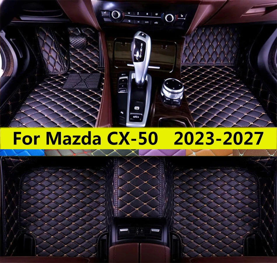 

Автомобильные коврики для Mazda CX-50 SUV 2023 2024 2025 2026 2027 Автоматические подушечки для ног Коврики спереди и сзади Полный комплект ковриков Аксессуары