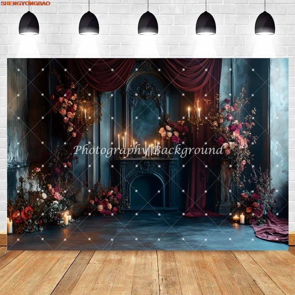 الأوروبي جدار الرجعية الزهور التصوير خلفية حفل زفاف عيد ميلاد الحوامل الفن صورة التصوير الفوتوغرافي خلفية استوديو الصور