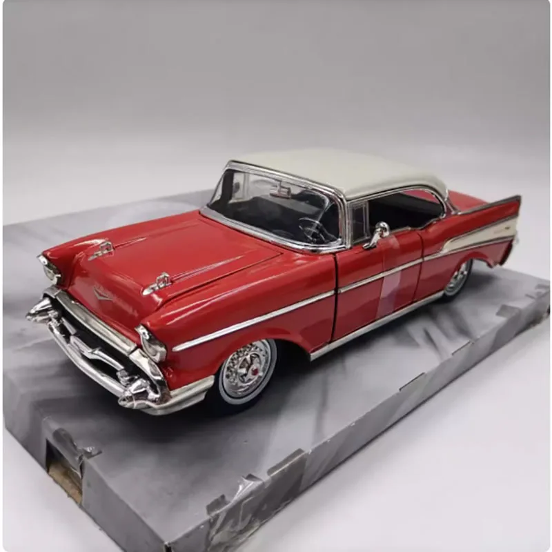 Jada 1:24 Scale 1957 Chevrolet's BEL AIR/1959 IMPALA Alloy Metal Car Model Static Collection Decorated Holiday Gifts Toys