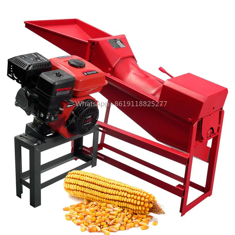 Backbone Machinery high capacity corn thresher maize thresher with 7.5 HP gasoline engine