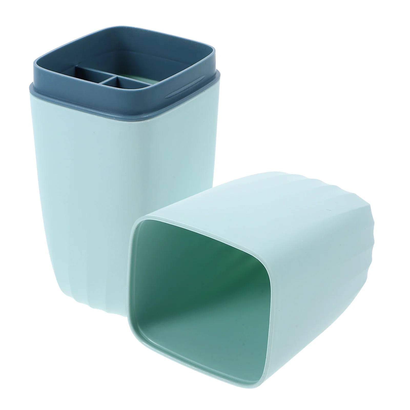 

Mouthwash Cup Toothbrush Box Set Carrier Toothpaste Holder Plastic Cups Dustproof Storage Carrying Case Travel