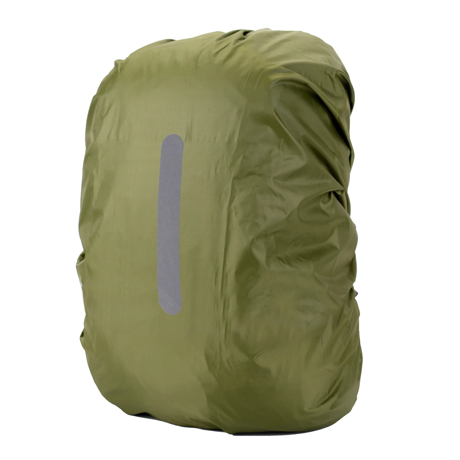 【P3】10-80L Solid Color Sport Bags Covers Night Travel Backpack Reflective Rain Cover Hiking Dust Scratch Proof Waterproof Cover