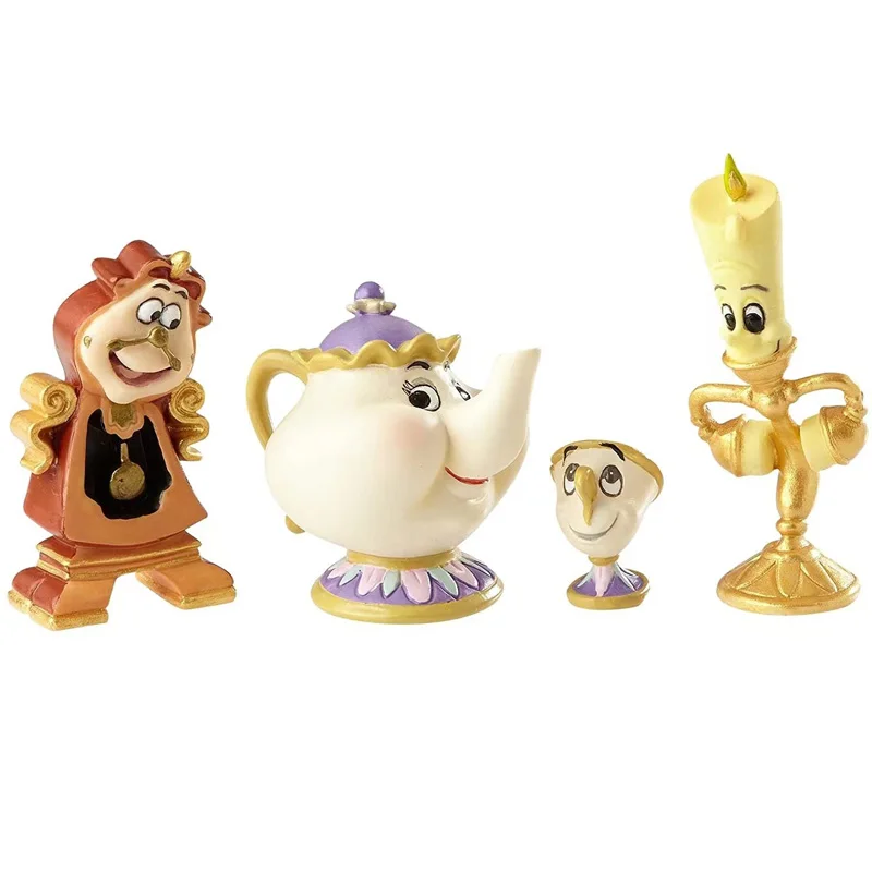 

Фигурки героев Диснея, Красавица и чудовище, игрушки, коgsworth Lumiere, Миссис Поттс, чип, милые украшения, фигурки, игрушки, подарки для детей