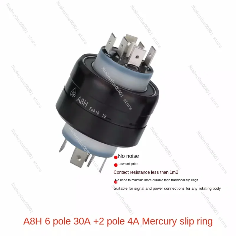 

A8H mercury slip ring conductive slip ring 8-way rotary connector 830