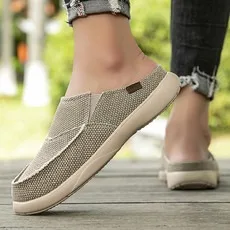 

Новое поступление, весна-лето, удобная повседневная обувь, легкая мужская парусиновая обувь для мужчин, брендовые модные лоферы без шнуровки на плоской подошве