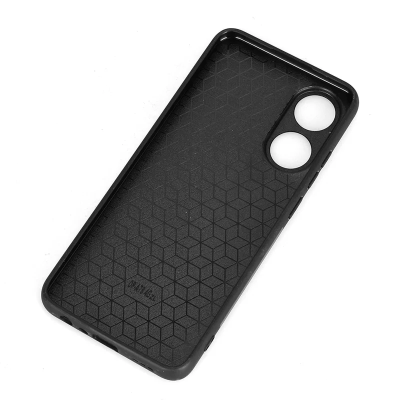 For OPPO A78 4G CPH2565 International Edition Luxury Calfskin PU Leather lines Back Cover Soft Case For OPPO A78 4G Phone Case