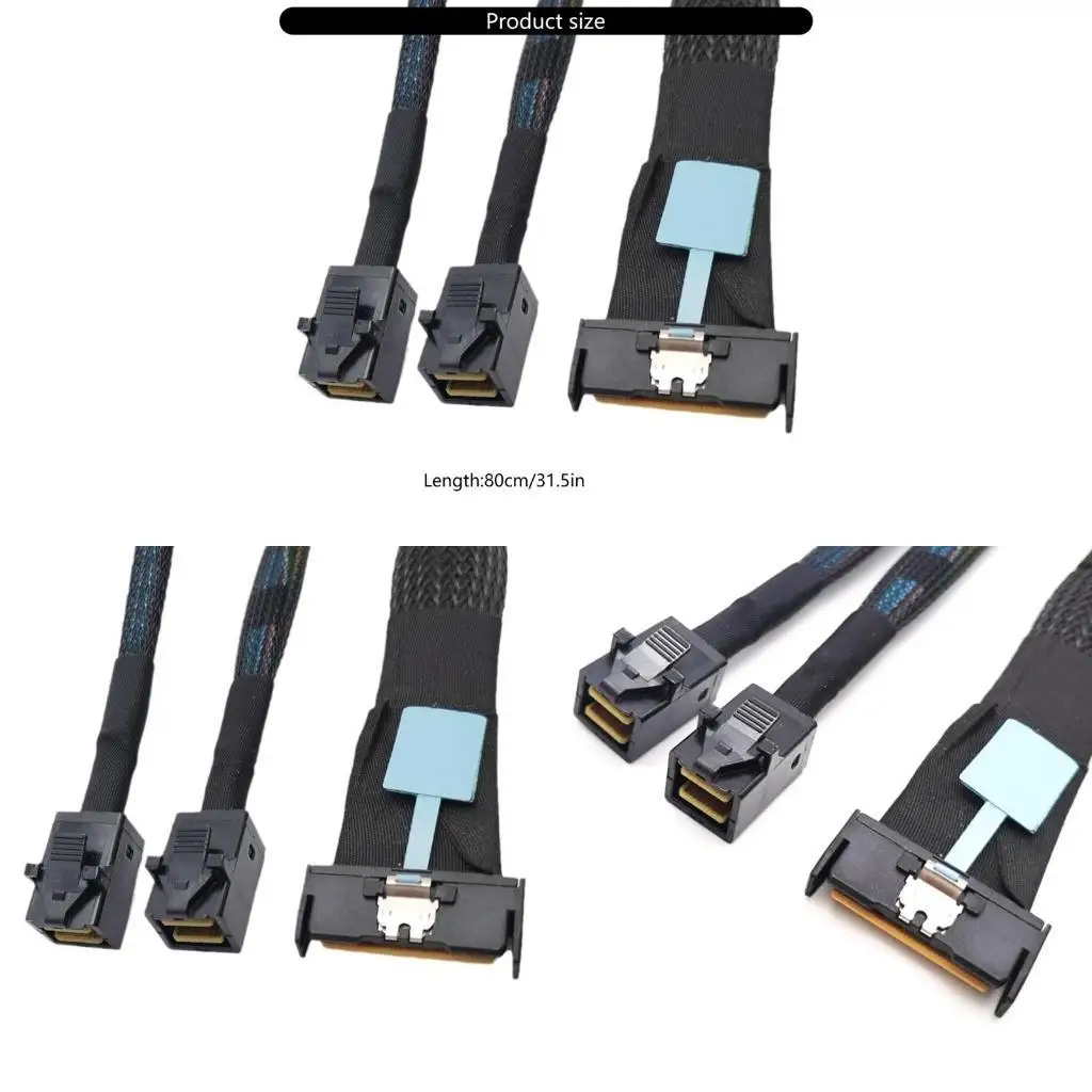 

R53C 8i 74PSlimline — кабель передачи данных PCIE5.0 2SFF-8643 для подключения нескольких устройств в центрах обработки данных