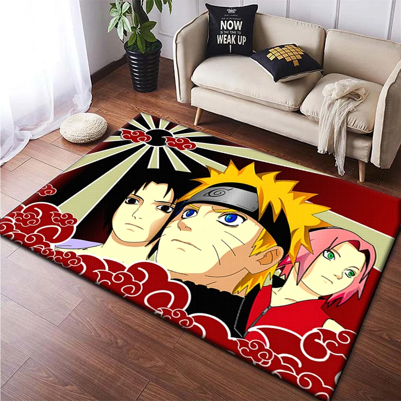 Alfombras con estampado de anime japonés, alfombrillas para sala de estar y dormitorio, alfombrillas de yoga para regalo de cumpleaños, alfombra rosa para decoración de habitación para dormitorio