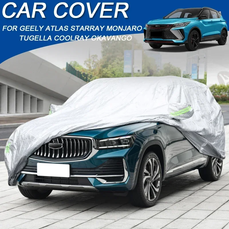

Автомобильный чехол из полиэстера 210T для GEELY AZKARRA BINRAY CITYRAY COOLRAY EMGRAND GX3 PRO LIVAN X6 PRO MONJARO OKAVANGO PREFACE TUGELLA