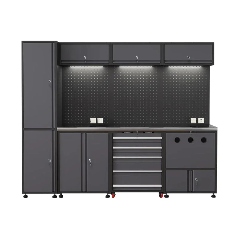 Auto repair workstation Multifunctional maintenance Combination tool cabinet Combination workbench Iron sheet workshop 4S shop t
