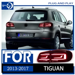 AKD Car Styling for VW Tiguan Tail Lights 2013-2017 Volks Wagen New Tiguan Tail Light Rear Lamp DRL+Brake+Park+Signal Tail Lamp
