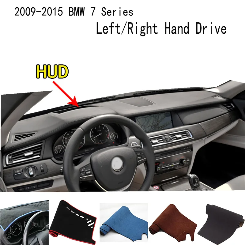 

For 2009-2015 BMW 7 Series F01 750 F02 F04 Accessories Dashboard Cover Instrument Panel Dash Mat Dashmat Protective Pad