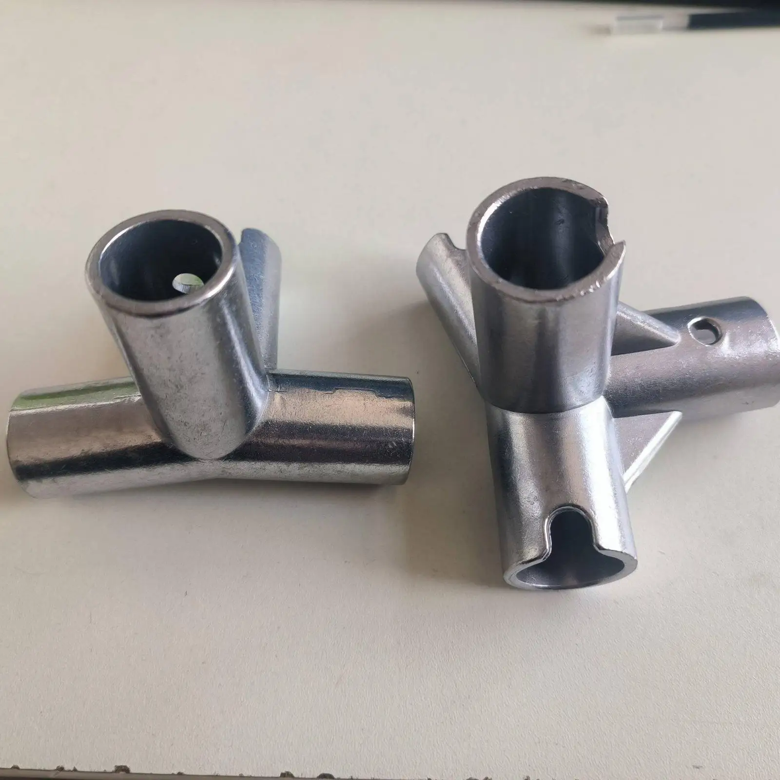 High Strength Aluminum Alloy Net Tube Joint Quick Install Frame Part for DIY Sports Net Assembly