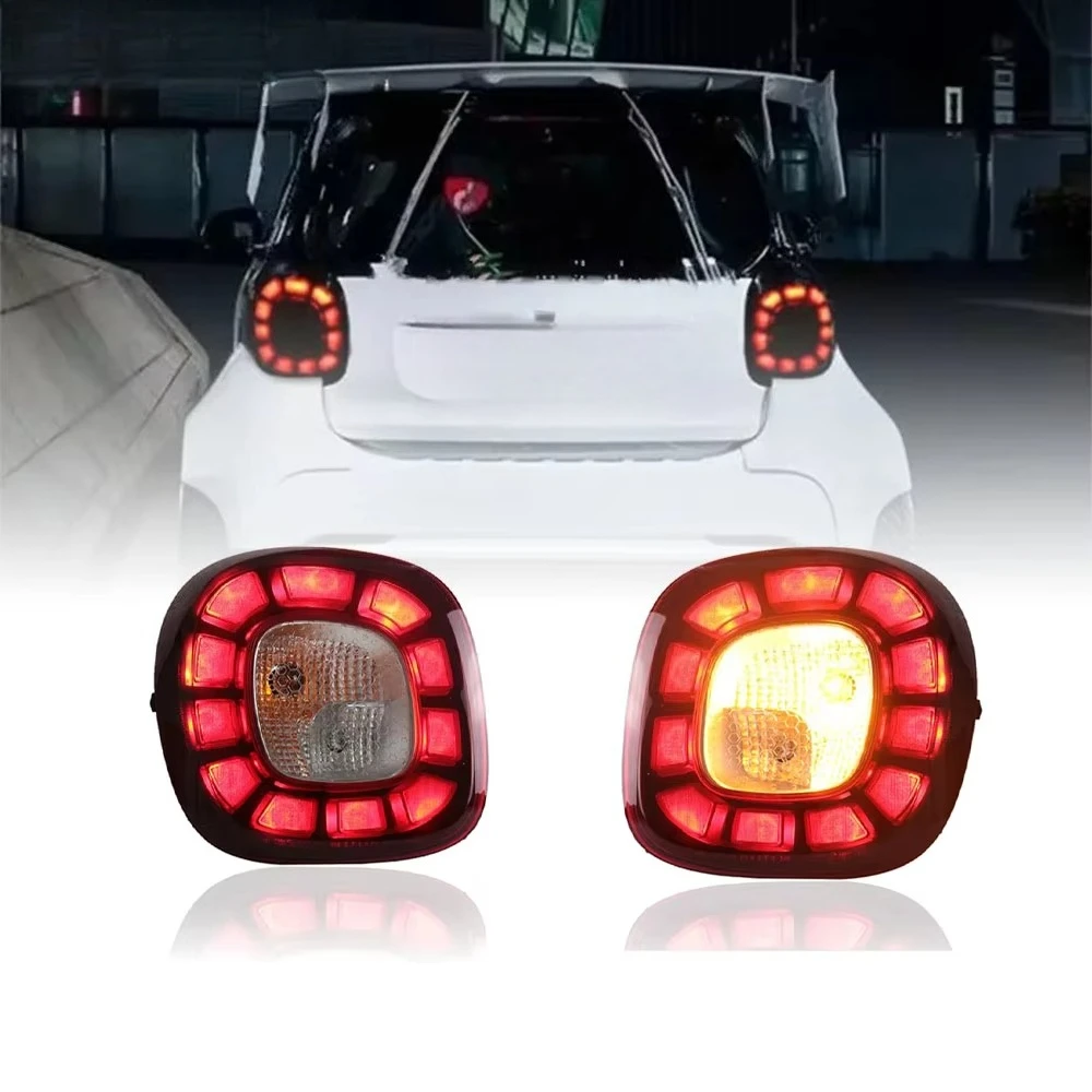 

XDS Best Selling All LED Taillight Modification Tail Lights Rear Light DRL+Turn Signal+Brake+Reverse LED Light For Smart 20
