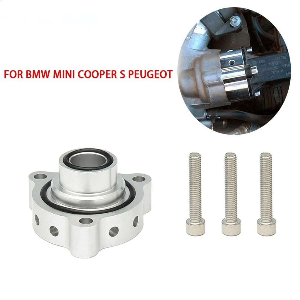 

Aluminum Silver Adapter Auto turbo Bolt-On Top Mount Blow Off Dump For BMW Mini Cooper S Turbo Engines Valve Kit