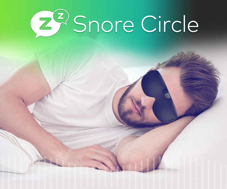 Snore stopper Anti Snore eye mask Prevents snore Black Comfortable Sleep eye mask Snoring Solution Sleep Apnea Sleeping