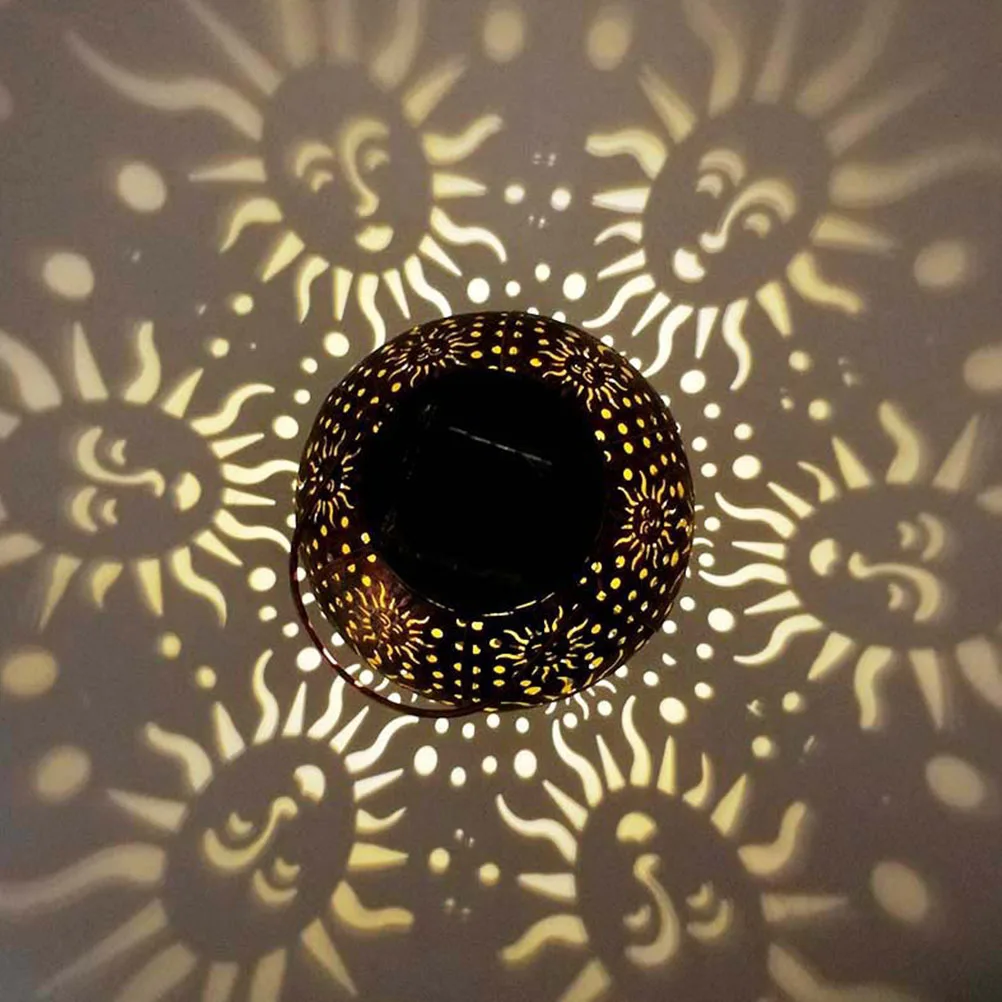 

Solar Outdoor Garden Light With Handle Solar-Powered Yard Decorative Light For Garden Home Landscape Projection