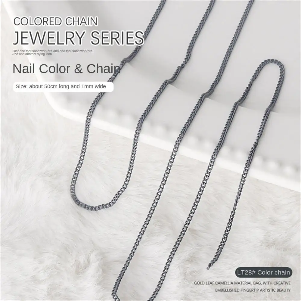 زينة أظافر يابانية حلوة ليس من السهل إسقاط ملحقات الأظافر، مادة آمنة، مجموعة كاملة من الأنماط، معجون سلسلة الأظافر بقوة