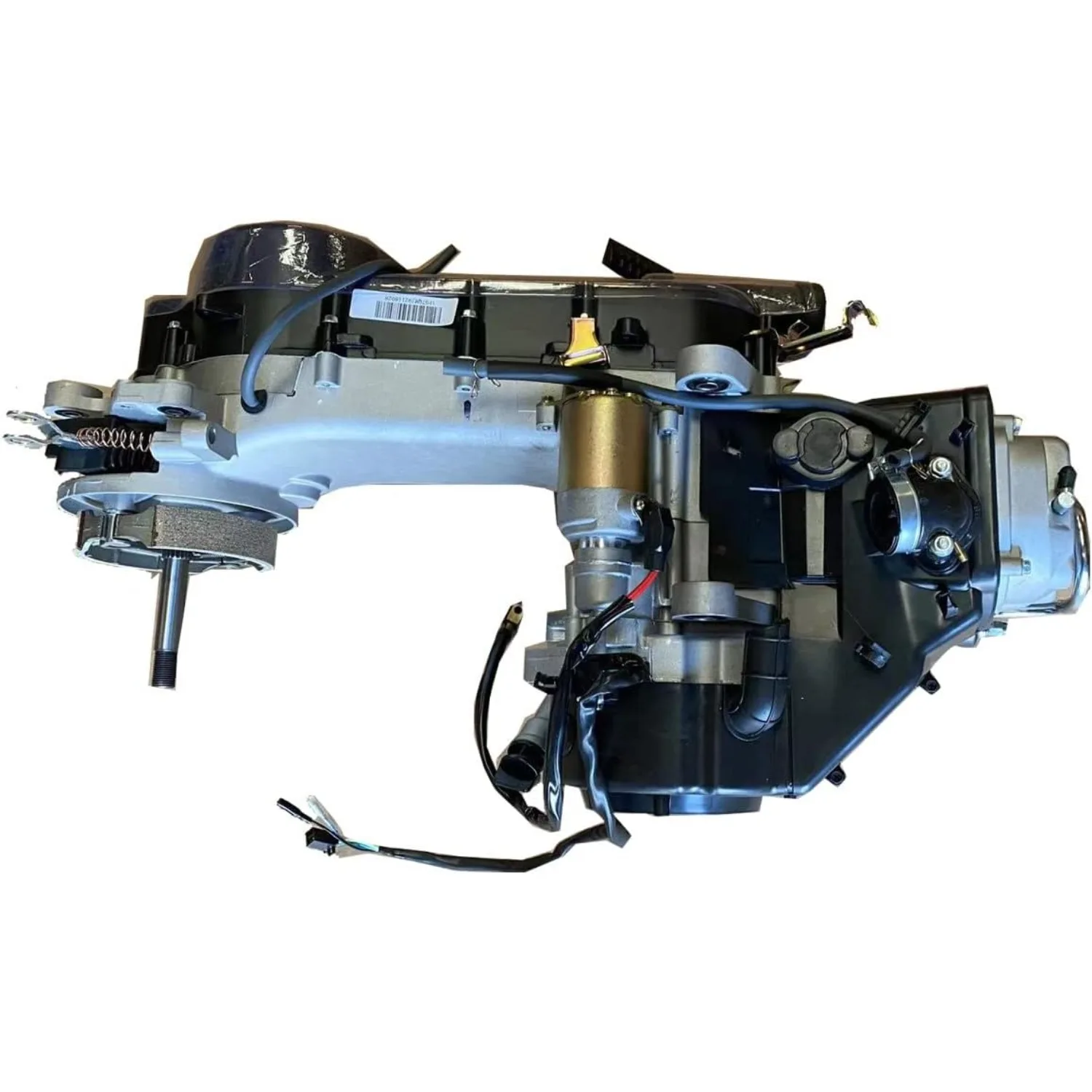

150cc Long Case 4-stroke GY6 Air cooled Moped Scooter Engine with CVT Automatic Transmission, Electric/Kick Start