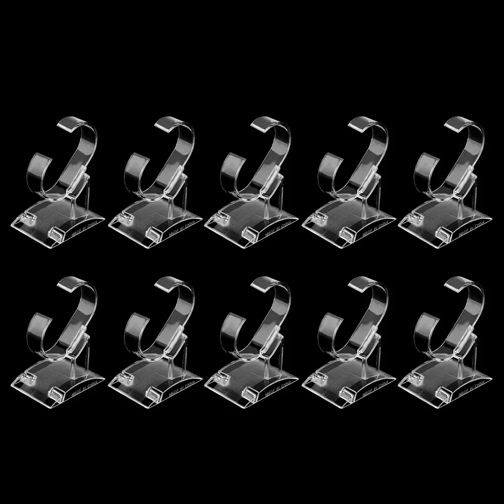 10 Pcs Display Shelf Show Rack Bracelet Holder Jewelry Storage Large Watch Stand