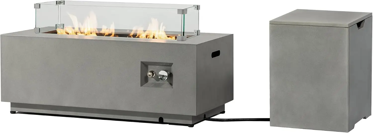 Outdoor Fire Pit Table Propane Gas Fire pits Outdoor Fireplaces 42