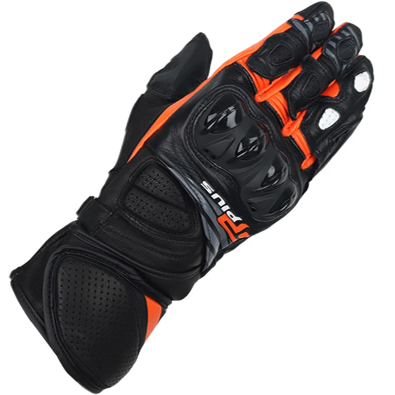 Two-X Racing Motorcycle Gp Plus R V2 Leather Long Gloves Men Motorbike Gloves Hard Knuckle Touchscreen Moto Gloves All Size view 5