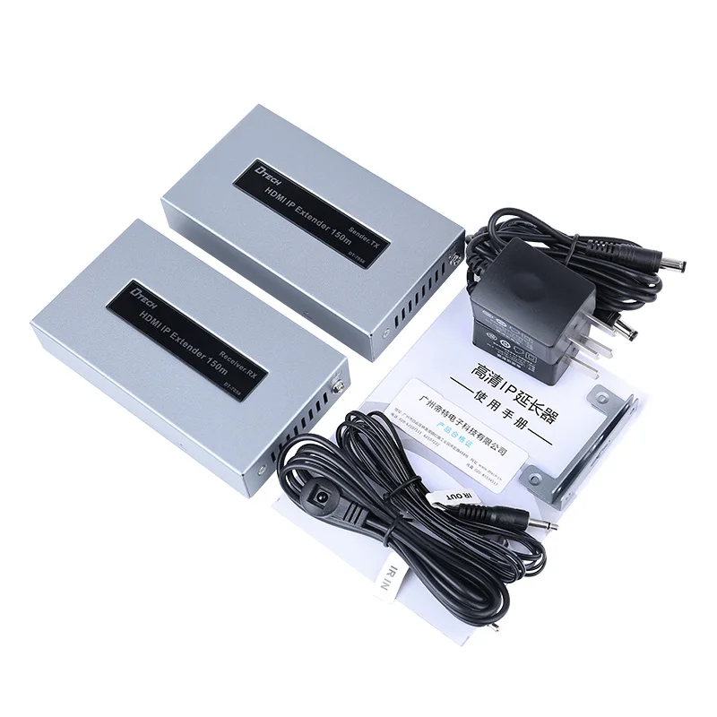 ODM OEM HDMI IP Cascade Extender 150M NP CAT5e/6e High Quality 1080P@60Hz HDMI Extender With IR for Computer Monitor Printer