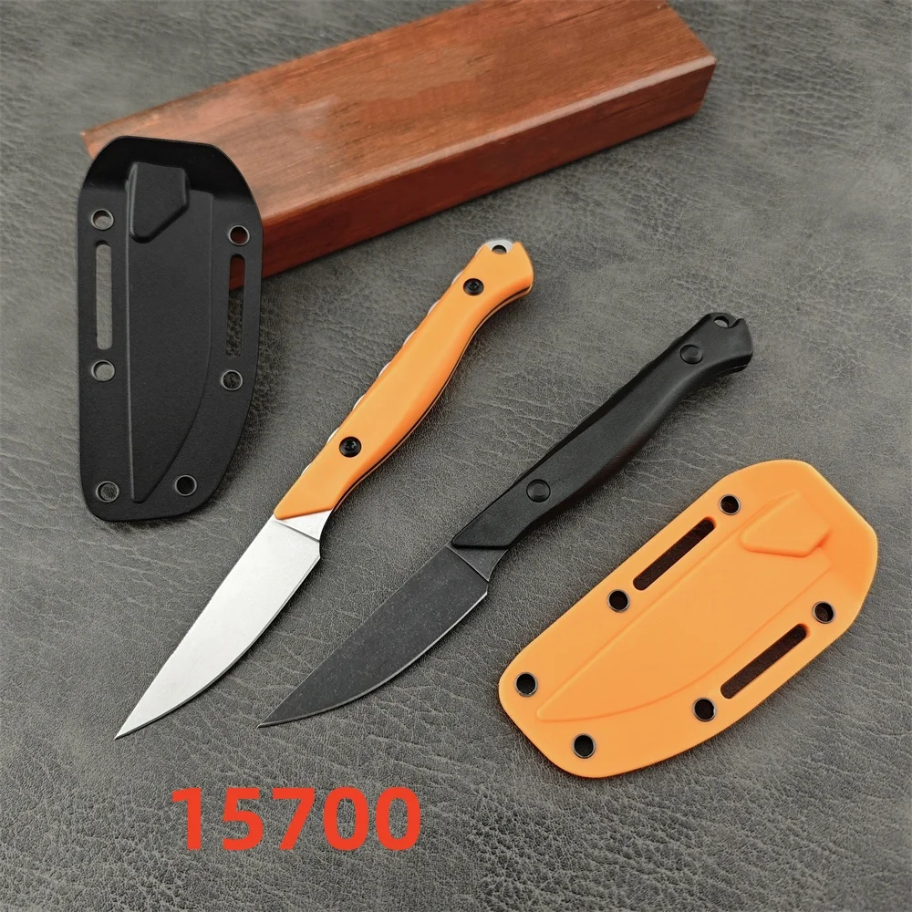 Combat BM 202 Leuku Military Fixed Knife D2 Blade Nylon Fiber Handles Portable Tactical Knife Utility Self-defense EDC Tool