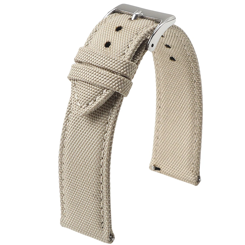18mm 19mm 20mm 21mm 22mm 24mm Waterdichte Zeildoek Horlogeband Dubbelzijdig nylon Horlogeband Quick Release Band Sport Riem Voor Mannen