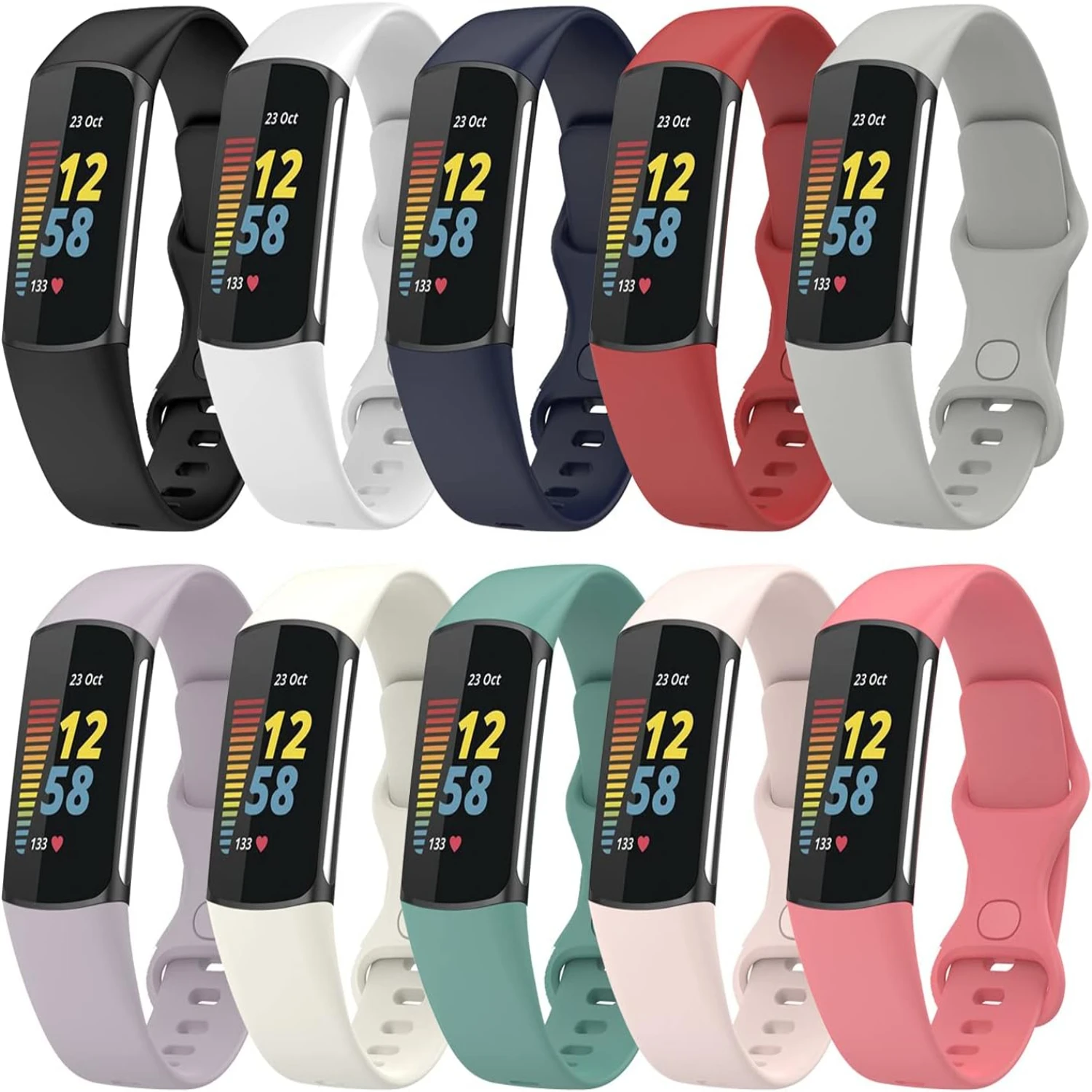 th Trendy Fitbit Charge 5 Bands - Upgrade Your Fitness Gear with Sleek and Durable Fitbit Charge 5 Bands - Amp up Your Exercise 