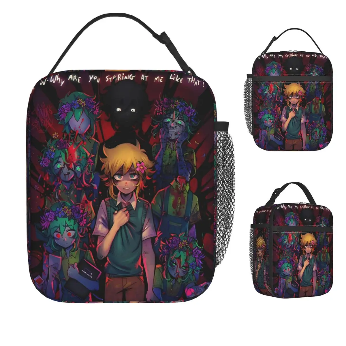 

I Love Basil Omori Сумка для обеда для ланча Ретро уличная сумка-холодильник для пикника Портативная водонепроницаемая термосумка на молнии