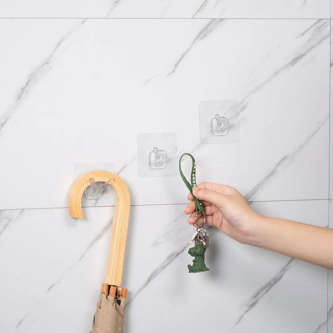 Picture 5: Adhesive Razor Hook Shaving Shaver Shelf Storage Holder for Bathroom Kitchen Organizer