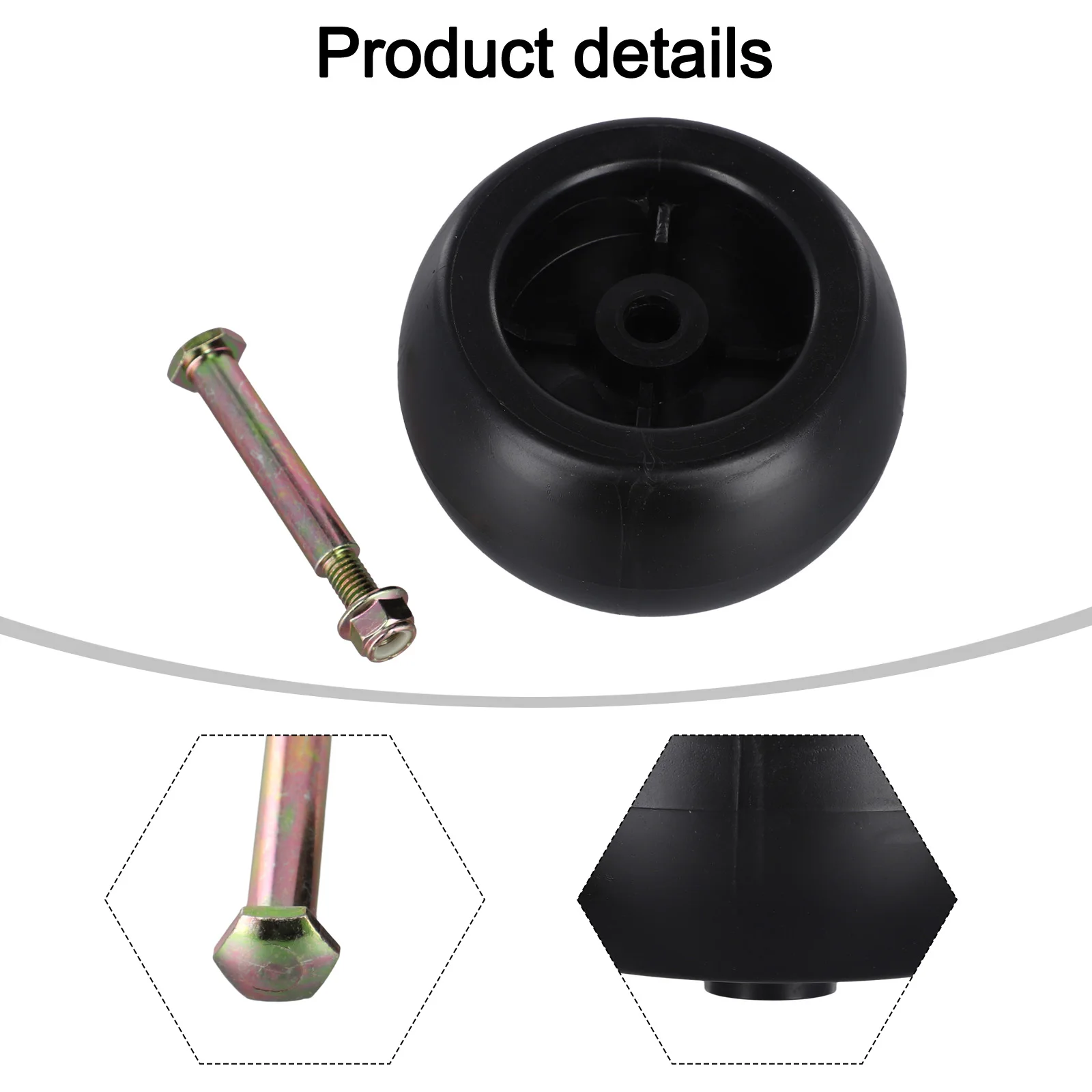 Upgrade the Versatility and Functionality of Your Lawn Mower with this Deck Wheel Kit Compatible with Various Models 4 Pieces