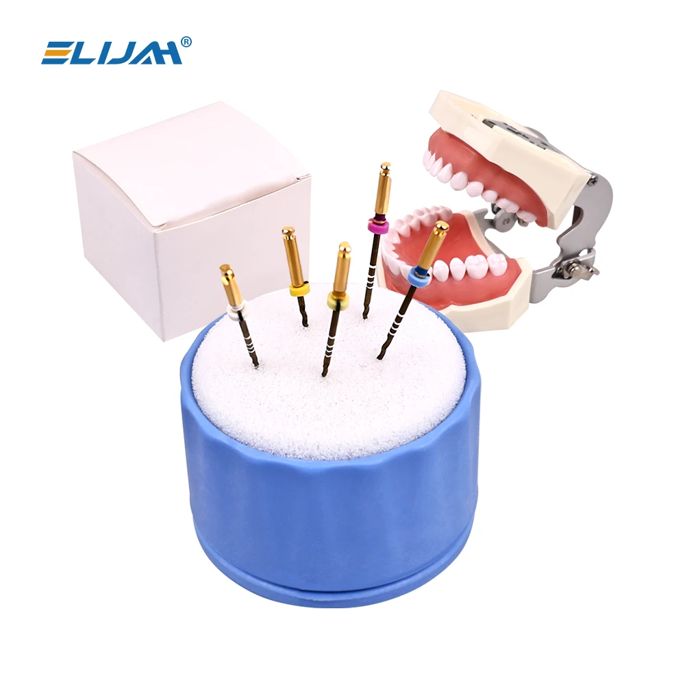 Dental Endo File Clean Holder Round Endo Stand Cleaner Sponge Endodontics File Dentist Root Canal Reamer Cleaning Devices