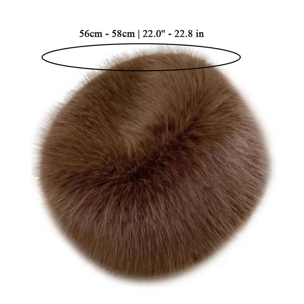 

Faux Fox Fur Hat Imitation Fur Hat Women Warm Snow Ski Cap Ear Protection Winter Hats Female Windproof Thick Lady Mongolian Hat