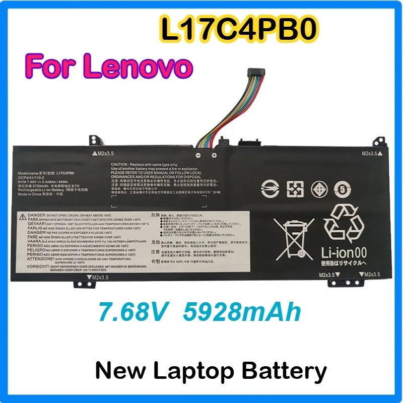 

L17C4PB0 Laptop Battery For Lenovo Xiaoxin Air 14ARR 14IKBR 15ARR 15IKBR Ideapad 530s-14IKB 530s-15IKB 7.68V 45Wh 5.928Ah