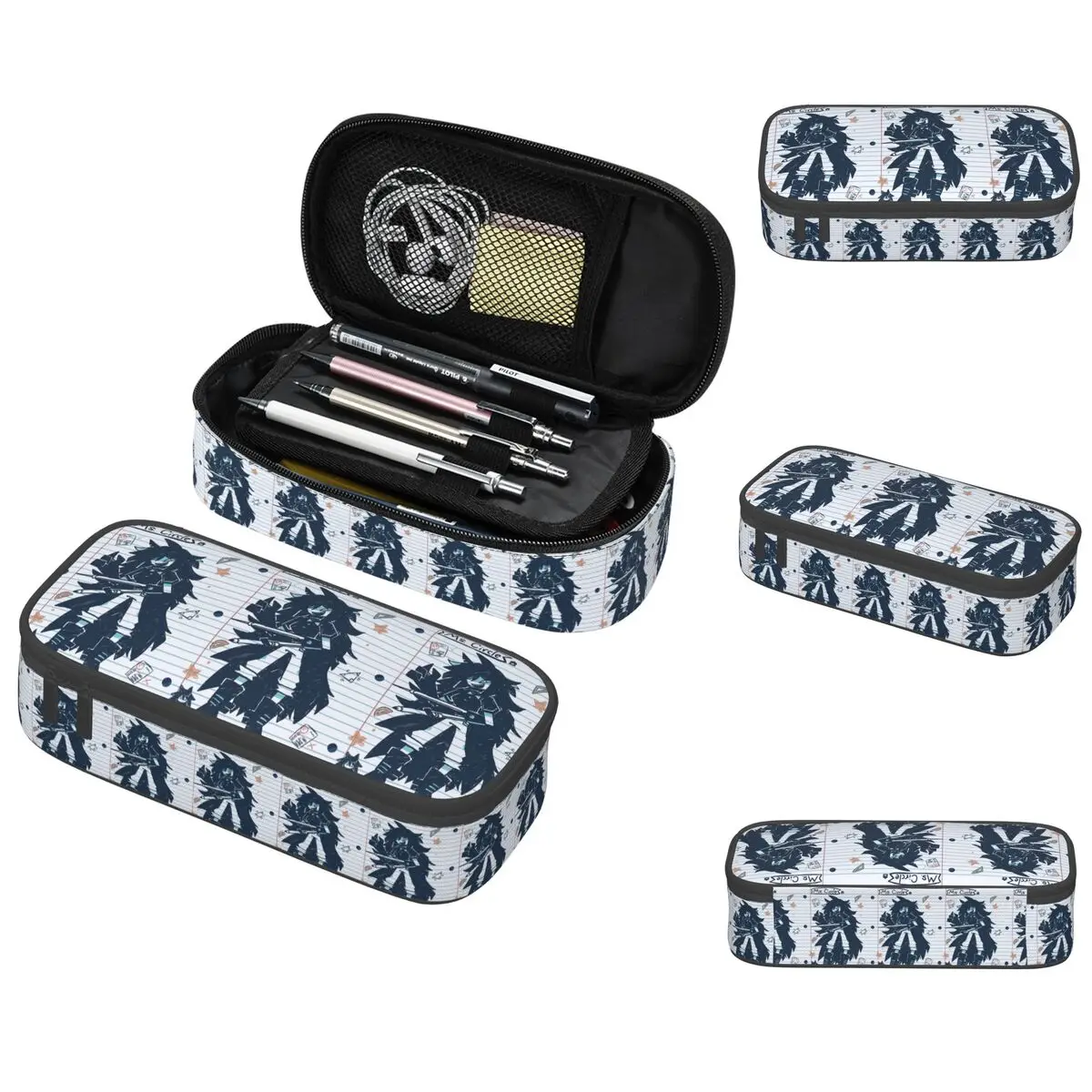 Miss Circle Fundamental Paper Pencil Case for Boy Girl Gifts Pen Box Pencil Bag Stationery Supplies Pen Holder Bag