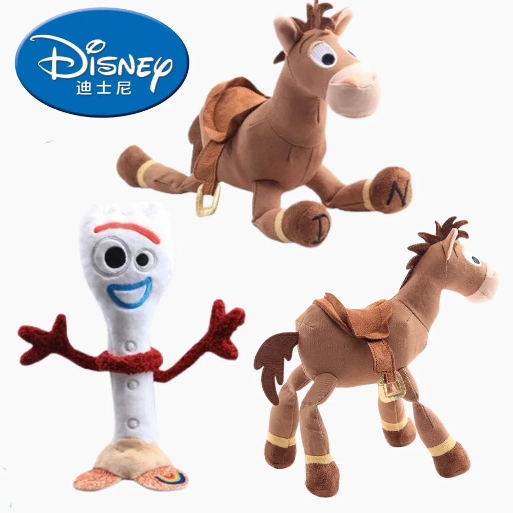 

Disney25- 28cm Toy Story： Sheriff Woody Buss Red Heart Horse Cartoon Plush Doll Girl Sofa Plush Pillow Birthday Gift Christmas