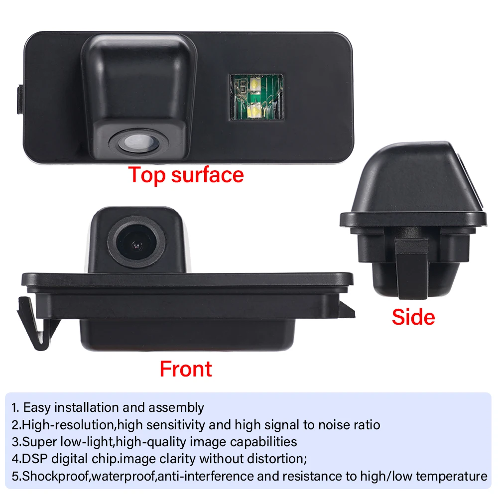 12V 120 Degree Car Rear View Camera For Volkswagen Passat CC  Golf 2000-2010 Bora MK4 MK5 MK6 With Reverse Parking Monitor
