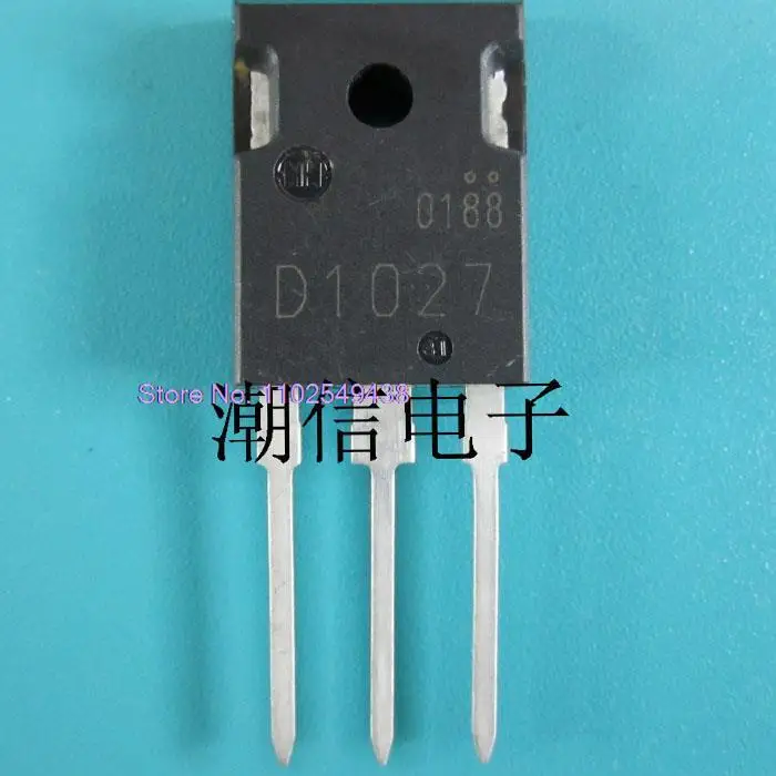 

5PCS/LOT D1027 2SD1027 TO-3P