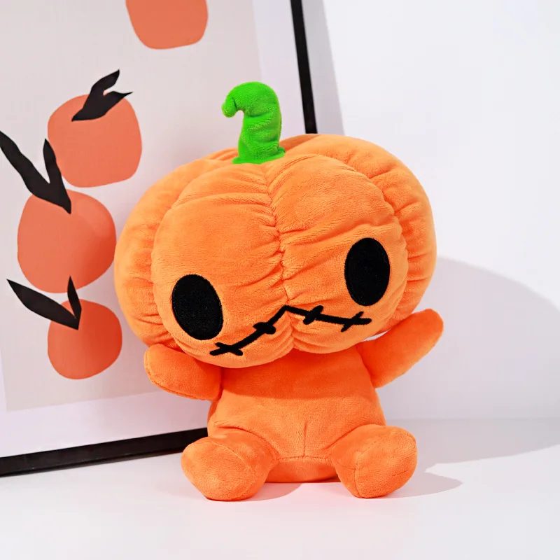 30cm New Halloween Stuffed Pumpkin Toy Cute Plant Soft Pillow Snuggling Gifts Kids Adults Toys For Party Favor Photo Props