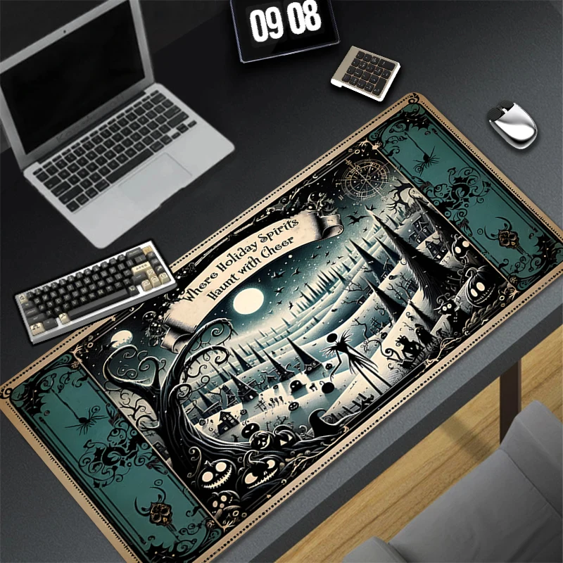 

Jack Skellington Mouse Pad PC The Nightmare Before Christmas Keyboard Rug Laptop Gaming Accessories Mousepad XXL Desk Mat Carpet